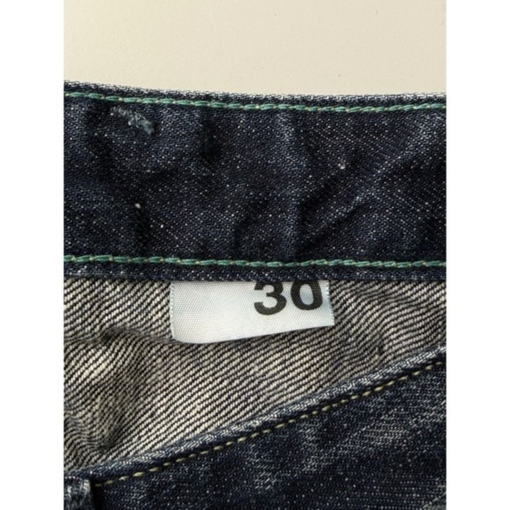 Loomstate Mens 100% Organic Cotton Straight Leg Indigo Blue Jeans Size 30 - Picture 6 of 9